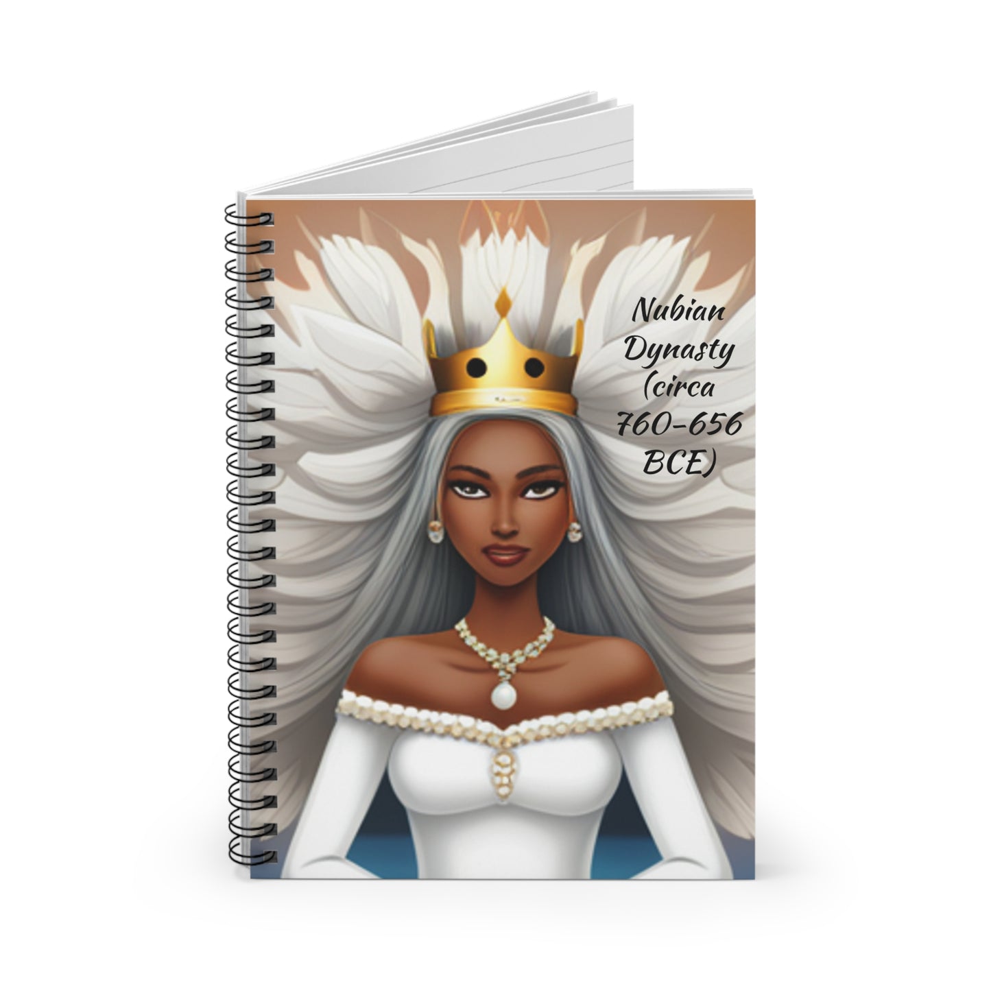 Represent Nubian Princess -Spiral Notebook - Ruled Line