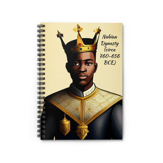 Represent Nubian Prince-Spiral Notebook - Ruled Line