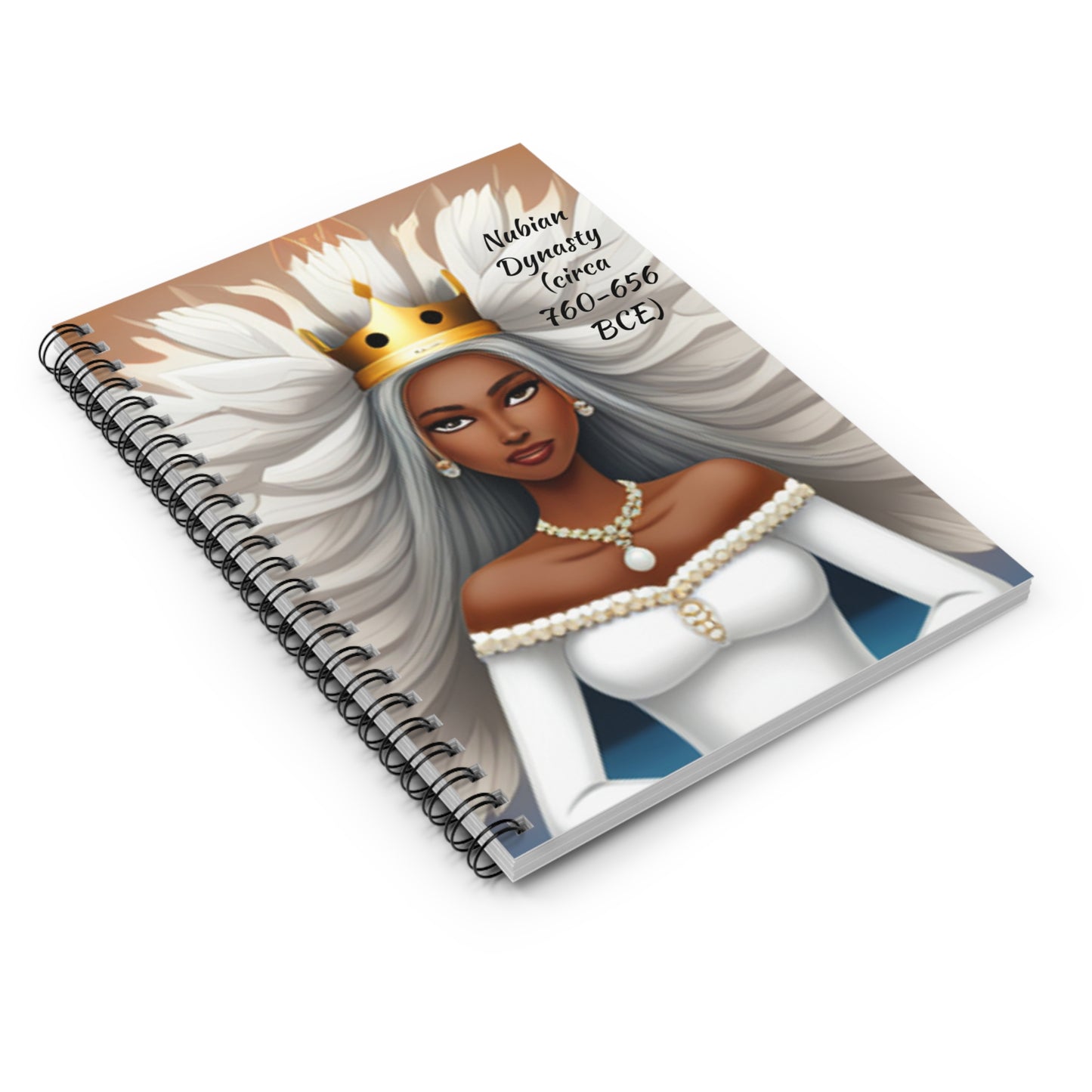 Represent Nubian Princess -Spiral Notebook - Ruled Line